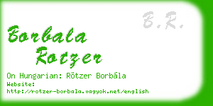 borbala rotzer business card